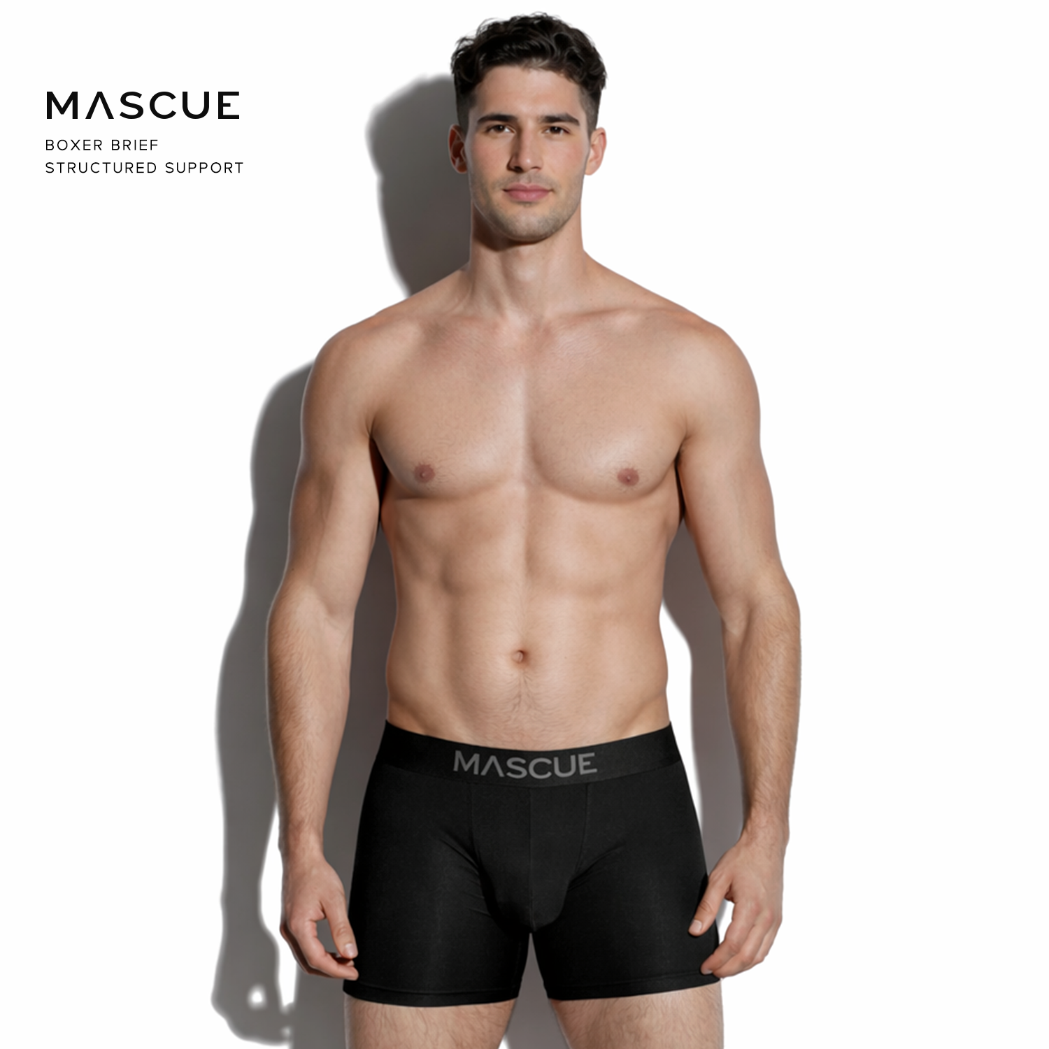 MASCUE Boxer Brief [Black Edition] - Big Pouch U-Shaped 3D