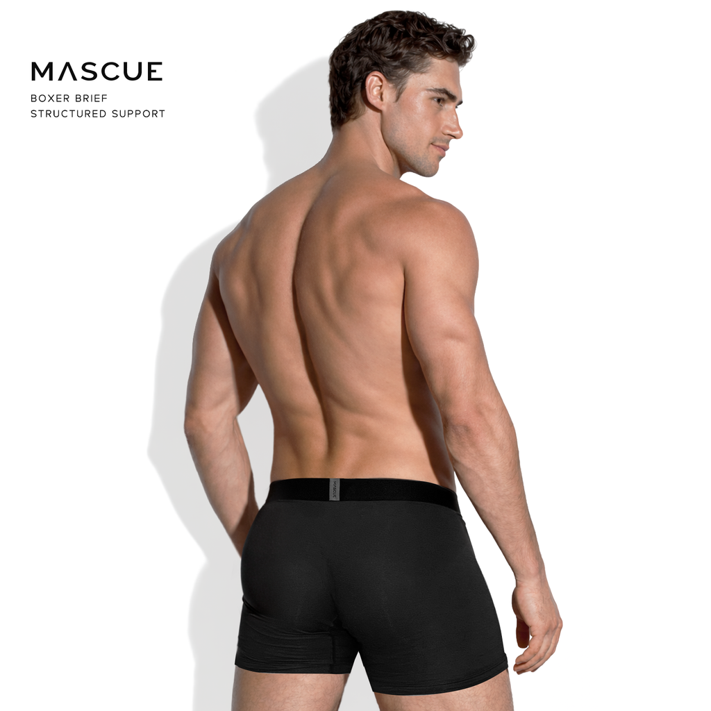 MASCUE Boxer Brief [White] - Big Pouch U-Shaped 3D