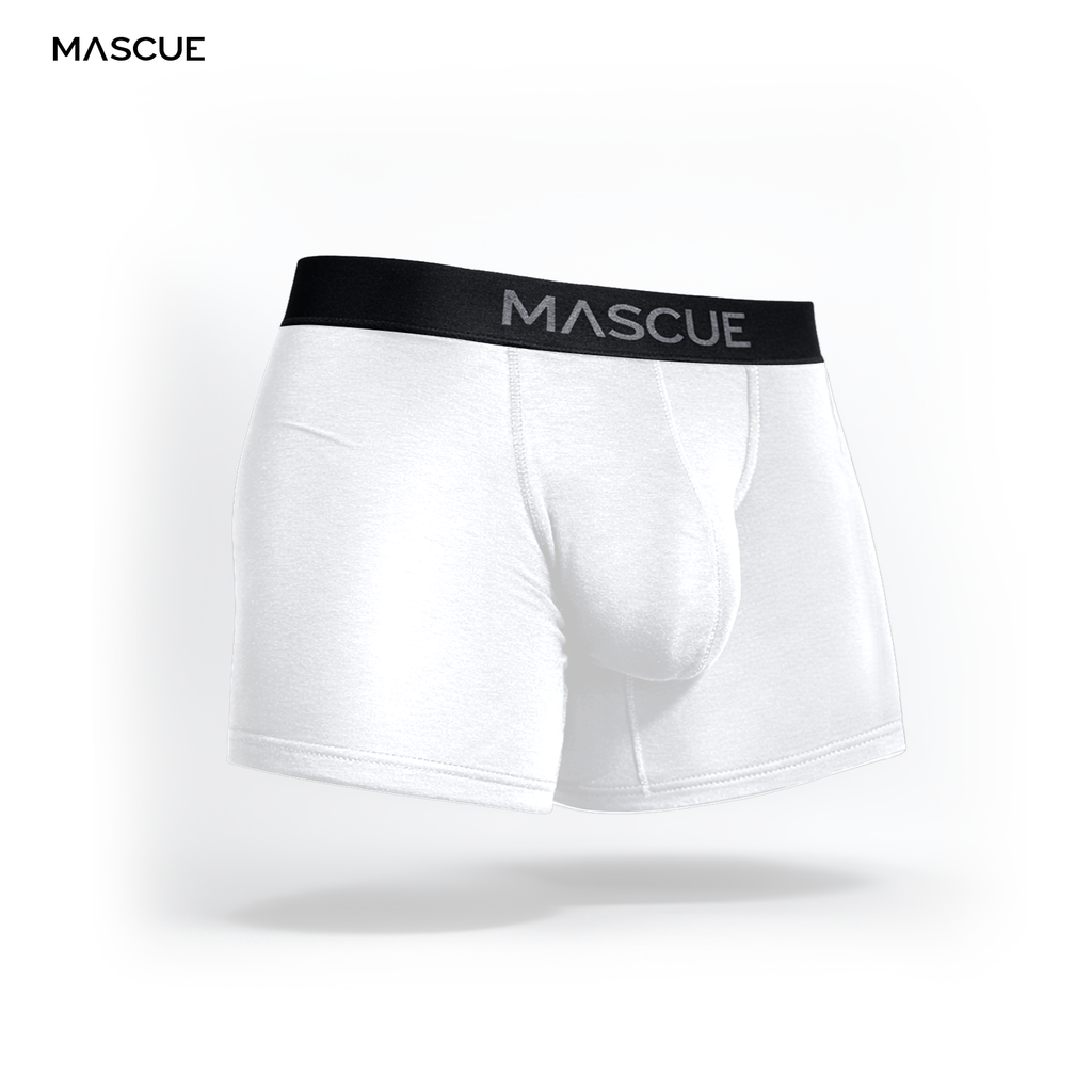 MASCUE Boxer Brief [White] - Big Pouch U-Shaped 3D