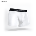 MASCUE Boxer Brief [White] - Big Pouch U-Shaped 3D