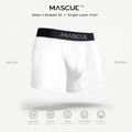 MASCUE Boxer Brief [White] - Big Pouch U-Shaped 3D กางเกงในผู้ชาย เป้าลึก ผ้าเป้าชั้นเดียวระบายอากาศดี ลดเสียดสี