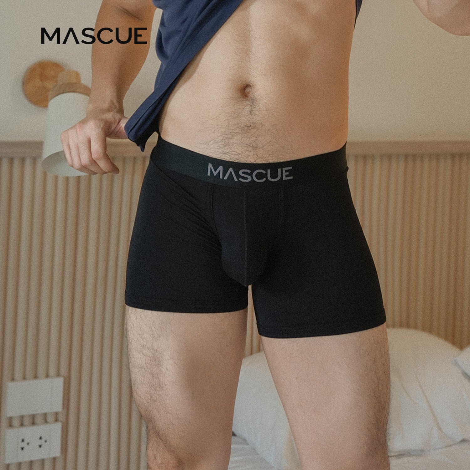 MASCUE Boxer Brief [Black Edition] - Big Pouch U-Shaped 3D