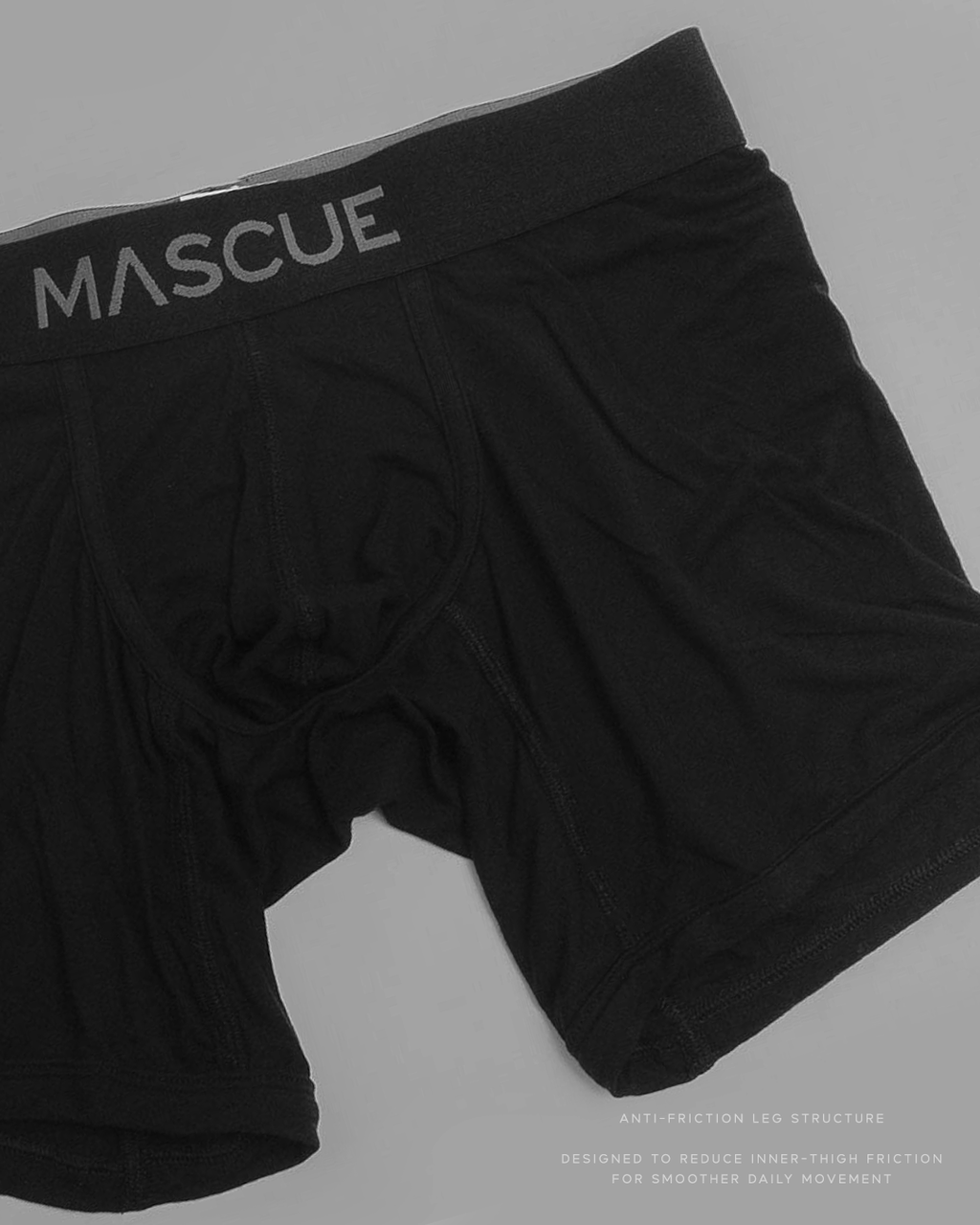 MASCUE Boxer Brief [Black Edition] - Big Pouch U-Shaped 3D